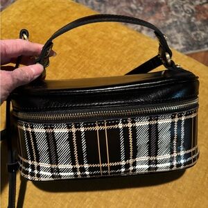 Patricia Nash leather plaid crossbody
